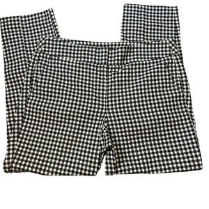LOFT Julie Black & White Gingham Dress Pants | Size 8 🖤🤍